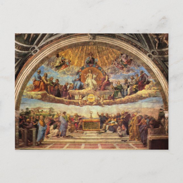 Cartão Postal Disputação do Eucarista (Frente)