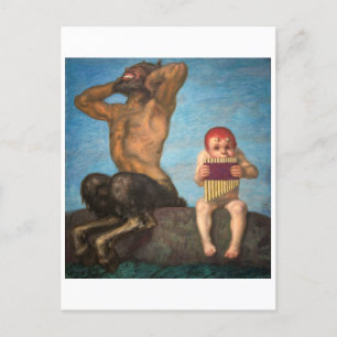 Cartão Postal Dissonância Franz von Stuck