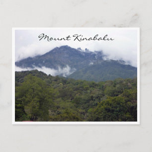Cartão Postal distância do monte kinabalu