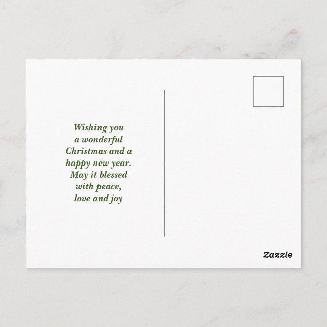 Cartão Postal distância do script enviando torcida daqui (Verso)