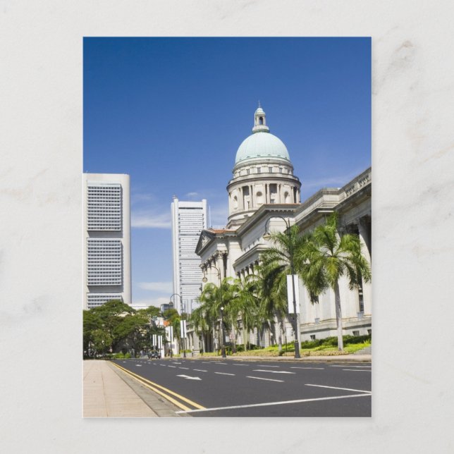 Cartão Postal Distrito central de Singapura (Frente)