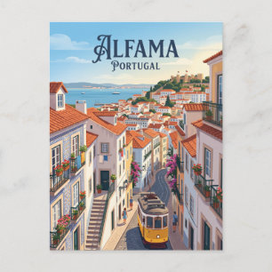 Cartão Postal Distrito da Alfama Portugal