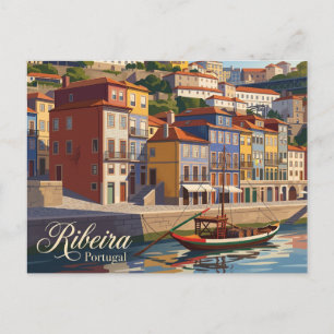 Cartão Postal Distrito da Ribeira Portugal