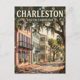Cartão Postal Distrito Histórico de Charleston Carolina do Sul