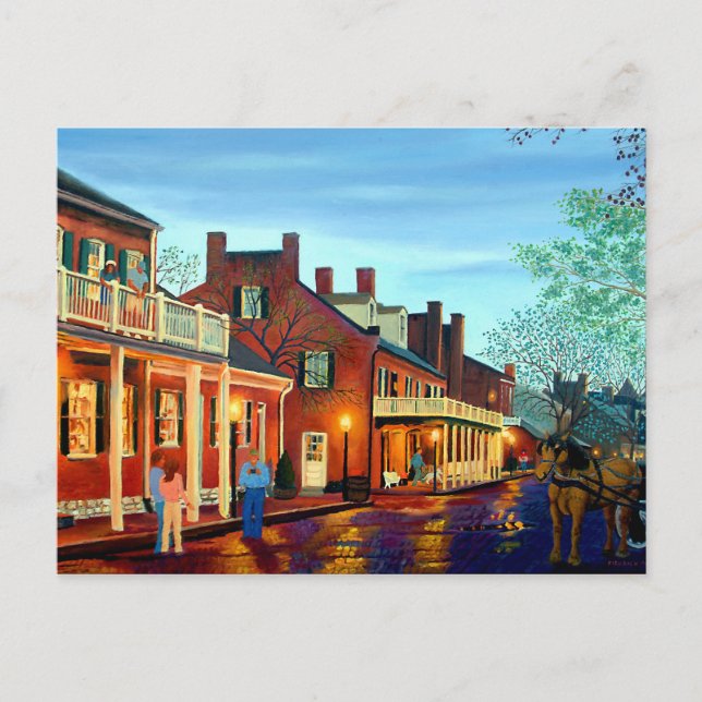 Cartão Postal Distrito Histórico Scenic St. Charles II (Frente)