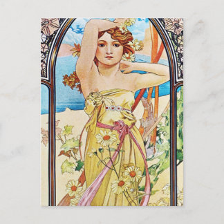 Cartão Postal Diurno, Alphonse Mucha