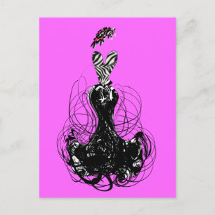 Cartão Postal Diva de Moda - Personalizada - Personalizada