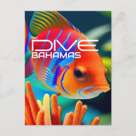 Cartão Postal Dive Bahamas Orange - Planner