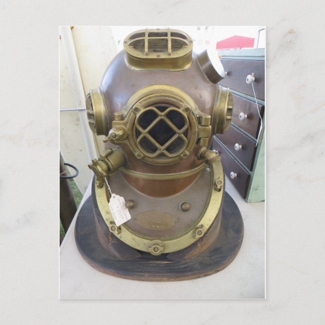 Cartão Postal Dive Helmet (Frente)