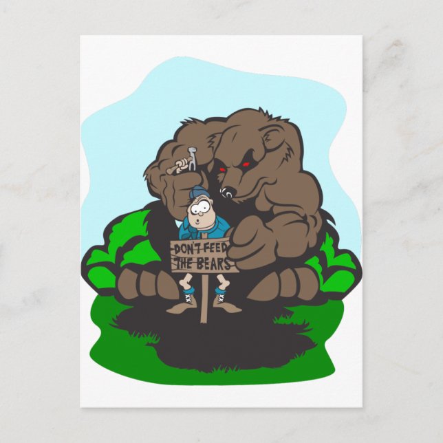 Cartão Postal Diversão de acampamento (Frente)