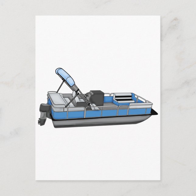 Cartão Postal diversão de pontoon (Frente)