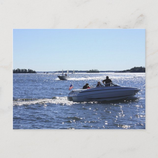 Cartão Postal Diversão de Verão (Frente)