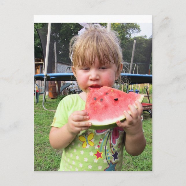 Cartão Postal Diversão de Verão (Frente)