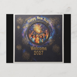 Cartão Postal Diversão Festiva