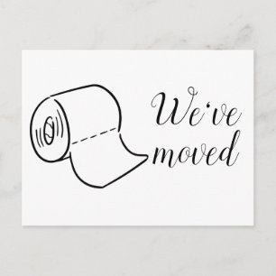 Cartão Postal Diversão para casa Novo endereço