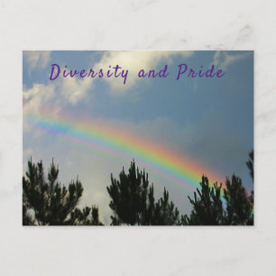 Cartão Postal Diversity and Pride Postcard