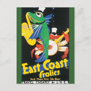 Cartão Postal Diversões da Costa Leste