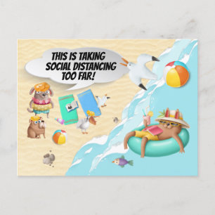 Cartão postal divertido