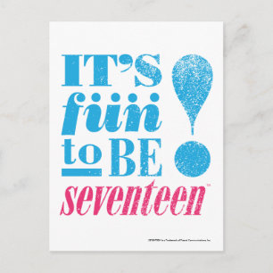 Cartão Postal Divertido 2 B 17-Aqua