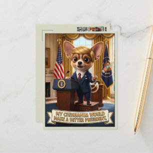 Cartão Postal Divertido anti-Trump