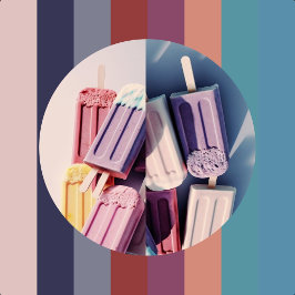 Cartão Postal Divertido I Divisão do Sorvete Moderno