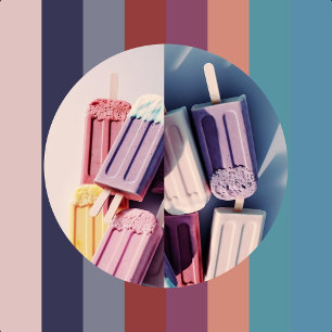 Cartão Postal Divertido I Divisão do Sorvete Moderno