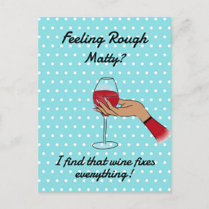 Cartão Postal Divertido Recupere-se Bem