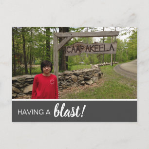 Cartão Postal Divertindo-se à beça!!!