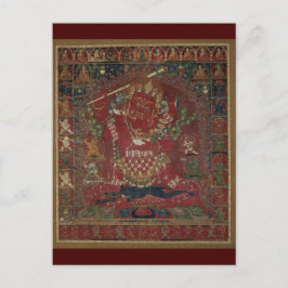 Cartão Postal Divindade budista tibetana Rakta Yamari
