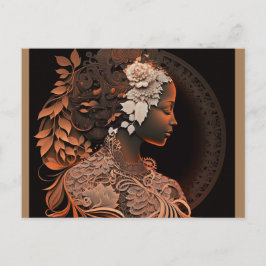 CARTÃO POSTAL DIVINE FEMININA #1