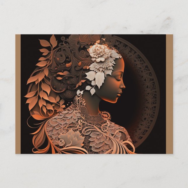 CARTÃO POSTAL DIVINE FEMININA #1 (Frente)