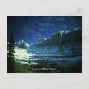 Cartão Postal Divisão continental do excelente no Alasca