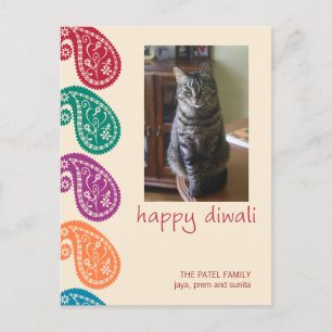 Cartão Postal Diwali Card