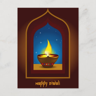 Cartão Postal Diwali feliz