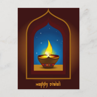 Cartão Postal Diwali feliz