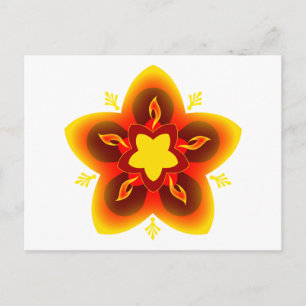 Cartão Postal diwali rangoli