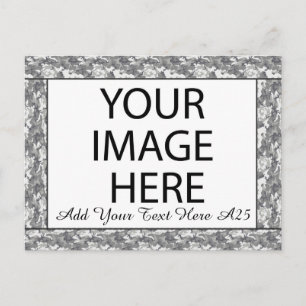 Cartão Postal DIY Personalizar Quadro de Fotografia Você mesmo D