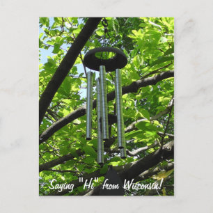 Cartão Postal Dizendo Oi em Wisconsin