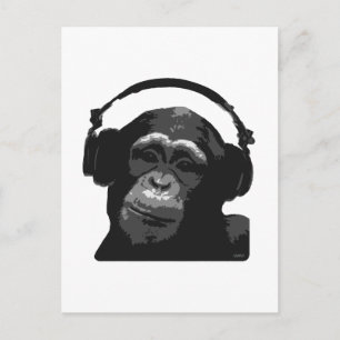 CARTÃO POSTAL DJ MONKEY