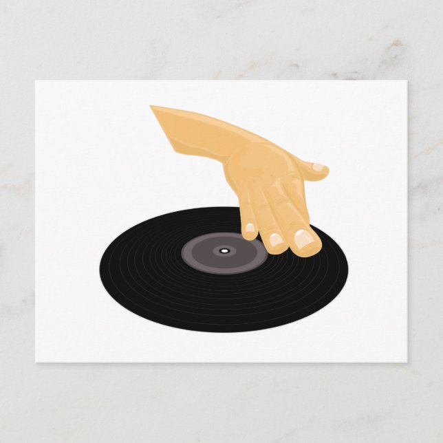 Cartão Postal Dj Scratch (Frente)