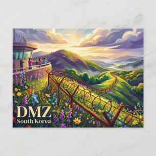 Cartão Postal DMZ (Zona Desmilitarizada) Coreia do Sul