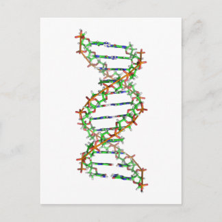 Cartão Postal DNA - ciência/cientista/biologia