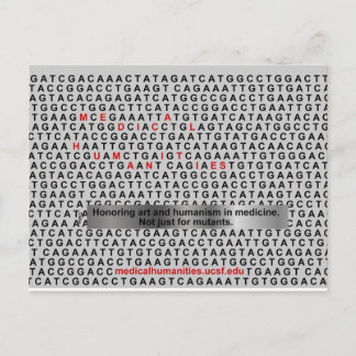 Cartão Postal DNA do Humanismo Médico