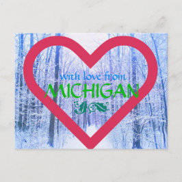 CARTÃO POSTAL DO AMOR MICHIGAN