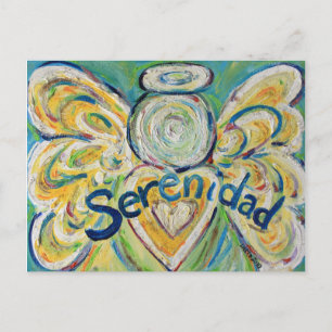 Cartão postal do Angel Inspiracional para Serenid
