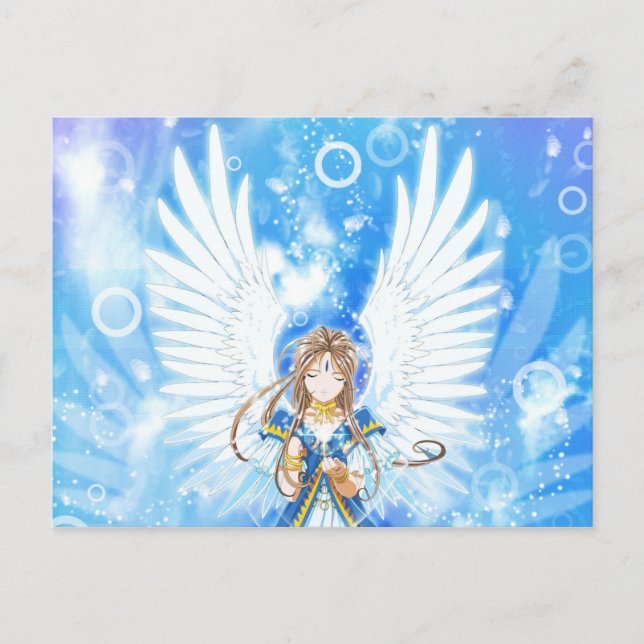 Cartão postal do Anjo Anime (Frente)