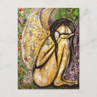 Cartão postal do Anjo das Asas Sensíveis