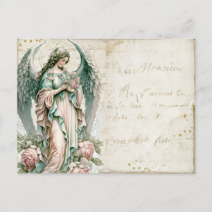 Cartão postal do Anjo Vintage