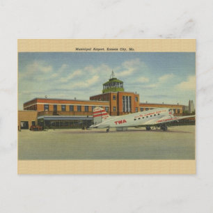 Cartão Postal do Antigo Aeroporto Municipal de Kan