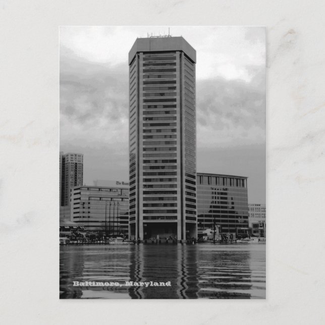 Cartão postal do Baltimore World Trade Center (Frente)